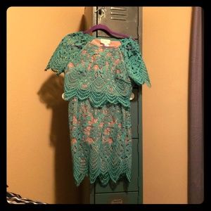 Two piece set- crop top and skirt